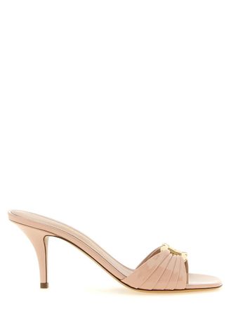 Ferragamo Pink Slip On Heels