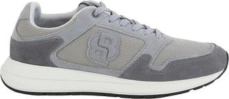 HUGO BOSS Vinston Sneaker - Heren - Sneakers - Grijs - 45 EU - Leer - Schoenen