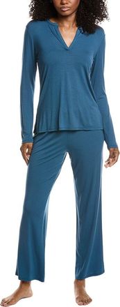 Natori 2Pc Feathers Essentials Pajama Pant Set