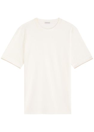 Moncler Cotton T-shirt - Ecru - M