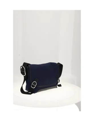 Dior Jet Flap Oblique Messenger Bag - Navy