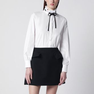 Valentino Garavani Shirt with gathered collar and bow