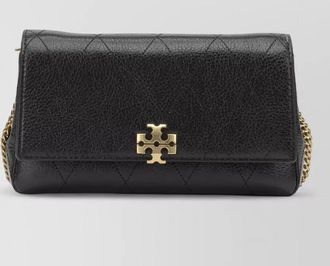Tory Burch leather quilted chain wallet shoulder bag
