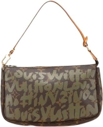 Louis Vuitton Pre-owned Shoulder Bags, female, Brown, Size: ONE SIZE Pre-owned Leather Shoulder Bag