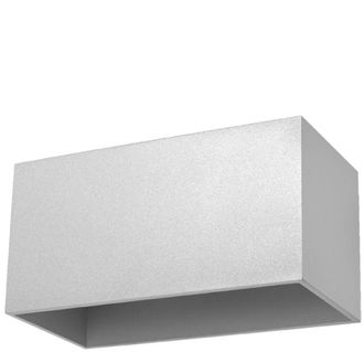 Sollux Lighting Design Wandlampe Quad 2-Flammig (verbunden), Grau