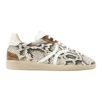 VIA VAI Schoenen, Dames, Beige, 38 EU, Leer, Nilla Khloe