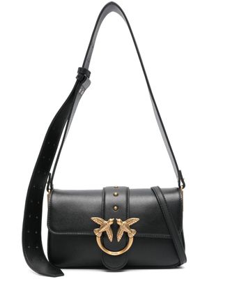 Pinko Love One Mini Shoulder Bag With Gold-Tone Bird Closure