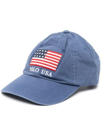 Polo Ralph Lauren Cappello da baseball con ricamo - Blu