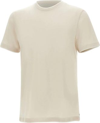 Eleventy Katoenen T-shirt - Heren - T-shirts - Beige - 2XL - Katoen - Tops