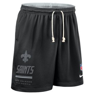 Nike New Orleans Saints Sideline Reversible Nike Mens Dri-FIT NFL Shorts in Black | 03BF0G9H7W-MDC