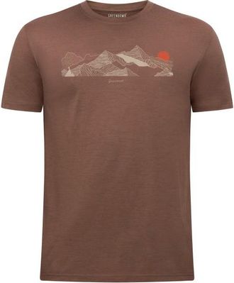 Greenbomb Mountain Sundown Loom Merinoshirt f&uuml;r Herren | earth wood