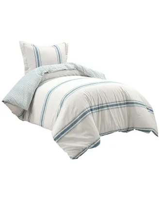 Lush D&eacute;cor 2Pc Farmhouse Back-To-Campus Duvet Cover Set