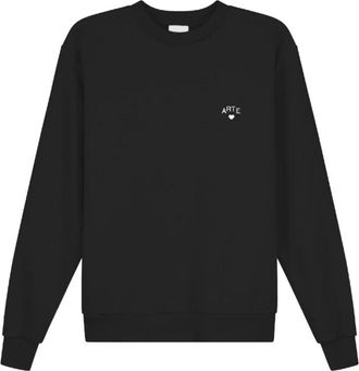 Arte Cor Crewneck - Heren - Sweatshirts - Zwart - M - Katoen - Hoodies & sweatvesten
