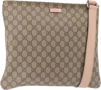 Gucci Pre-owned Cross Body Bags, female, Beige, Size: ONE SIZE Pre-owned Vintage Cross Body Bag