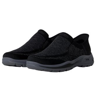 Skechers Mens Skechers Arch Fit Motley - Atlee Black 205202WW-BLK