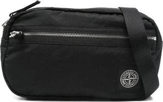 Stone Island Marsupio con applicazione - Nero