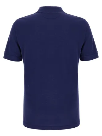 Tom Ford Piqu&eacute; Cotton-Lyocell Polo Shirt - Navy