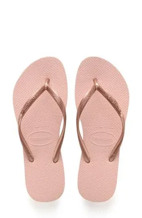 Havaianas Slim Flip Flop in Ballet Rose at Nordstrom Rack, Size 11/12