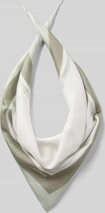 HUGO BOSS Tuch aus Viskose-Seiden-Mix Modell BANDANA in Hellgruen, Gr&ouml;&szlig;e 1