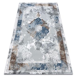 RugsX Rugsx - Alfombra Acr&iacute;lica Vals 09987a C69 74 Ornamento Roset&oacute;n Gris / Marfil Grey 80x100 Cm