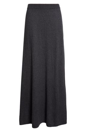 Lisa Yang Adrienne Cotton & Cashmere Sweater Skirt in Eclipse at Nordstrom, Size 2