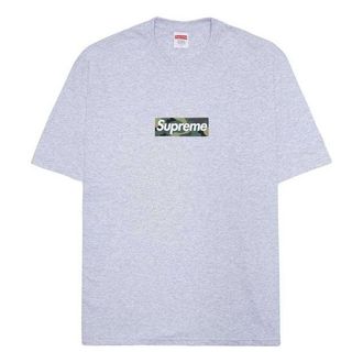 SUPREME FW23 Box Logo T-Shirt Ash Grey 168422