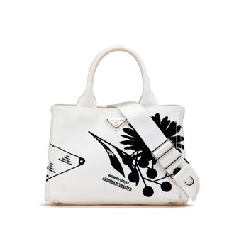 Prada Geprinte Tote Bag