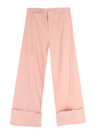 Sea New York Pink Cargo Linen Blend Trousers Size XXS