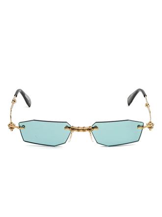 Kuboraum H40 sunglasses - unisex - Metal/Acetate - 52 - Blue