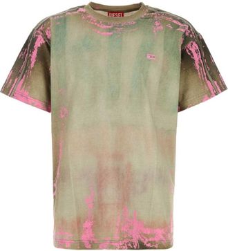 Diesel Multicolor Crew Neck T-Shirt