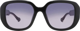 Gucci Grey Gradient Square Ladies Sunglasses GG1557SK 001 54