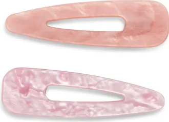 Chelsea28 2-Pack Creaseless Clips in Pink Multi at Nordstrom