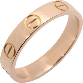 Cartier Gold Pink Gold (18K) Band Ring (Pre-Owned)