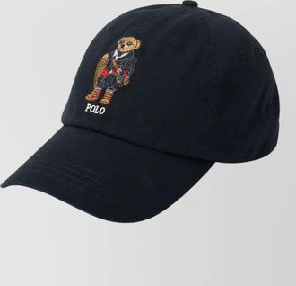 Ralph Lauren hat featuring teddy bear print curved brim