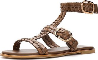 Guess Lylnet Womens Sandals Dark Brown : 10 M, Synthetic