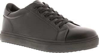 Platino Drawn Womens Trainers Black 4 UK