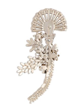 Dolce & Gabbana Spilla floreale con cristalli - Multicolore