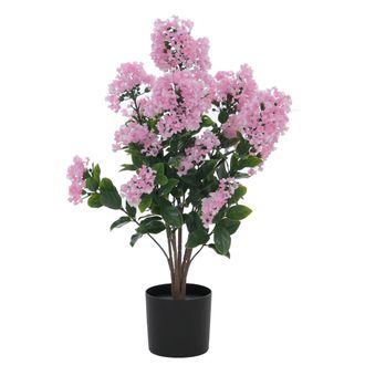 Hhg Lila Artificial Hhg-045, Planta Decorativa De Lila Artificial, &Aacute;rbol Artificial, Planta Artificial, Para Exterior, De Polietileno, 64 X 35 X 35 Cm, Ro
