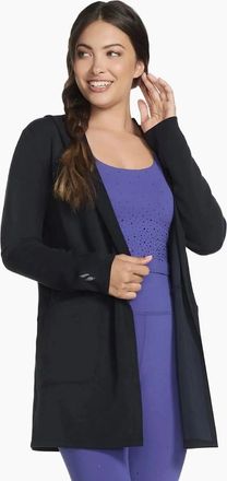Skechers Womens Skechers SKECHLUXE Elevate Restful Hoodigan Womens Black Cardigans - Size: 18/16