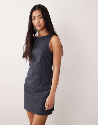 Miss Selfridge Vestito sartoriale a trapezio in bengalina-Nero