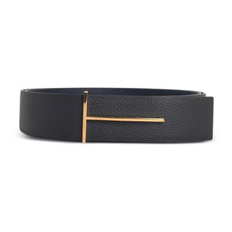 Tom Ford Belts, male, Brown, Size: 100 CM Slim T Reversible Belt