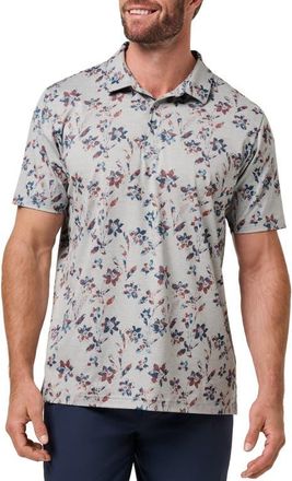 Travis Mathew Unlimited Access Polo in Heather Light Grey at Nordstrom, Size Xx-Large