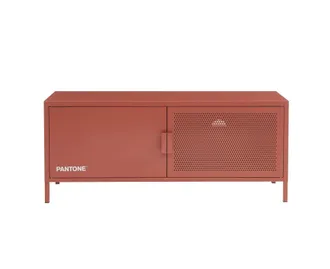 Pantone mueble TV terracota metal l120cm