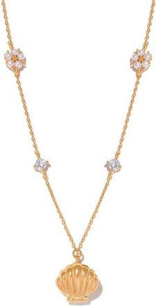 Girls Crew Shell Pendant Necklace in Gold at Nordstrom