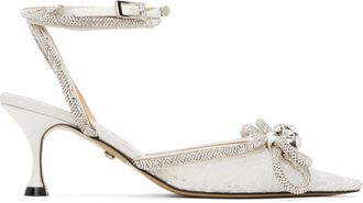 【関税込み】MACH & MACH ピンク Le Cadeau 95 ヒールサンダル Pink 'Le Cadeau' 95 Heeled Sandals by MACH & MACH on Sale