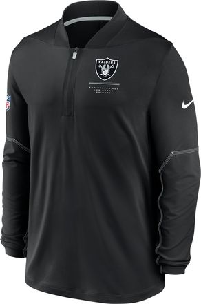Nike Las Vegas Raiders Sideline Nike Mens Dri-FIT NFL 1/2-Zip Top in Black | 03BA056Y8D-EKU