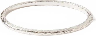 Native Gem Womens Bangle Bracelet In Silver