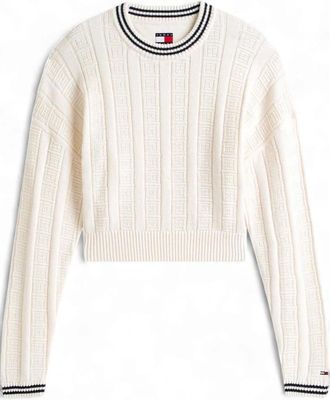 Tommy Jeans Mujer, Jerseys, Beige, Talla: XS