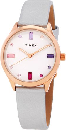 Timex Main Street Quartz Crystal White Dial Ladies Watch TWH6Z4410BR
