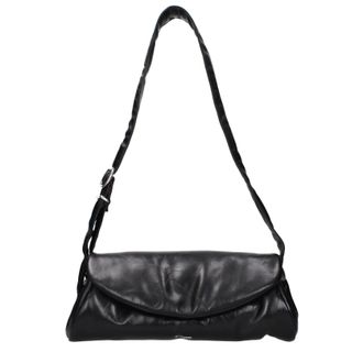 Jil Sander Cannolo Umh&auml;ngetasche Damens Leder Schwarz